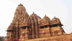 The Kandariya Mahadeva Temple, a famous temple in Khajuraho.