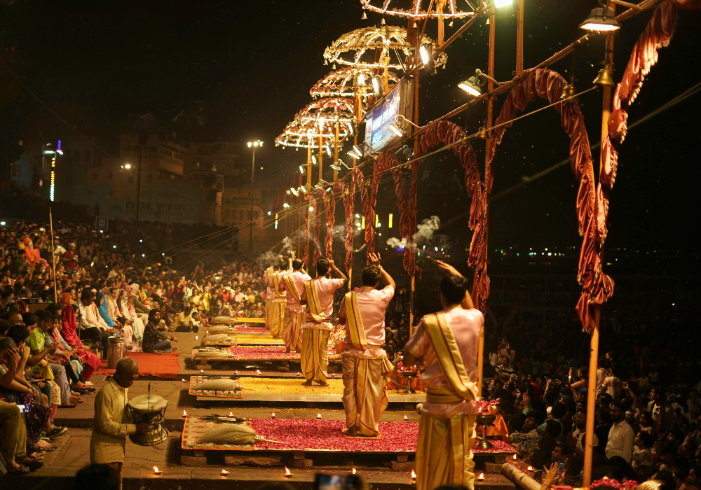 Varanasi-aarti-evening-view